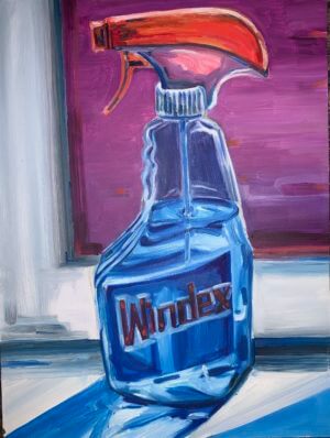 "Streak-Free" oil on gessobord 16 x 20 Bridget Bresnahan