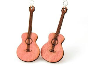 Classic Guitar Earrings