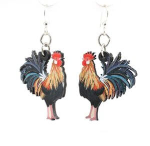 Rooster Earrings