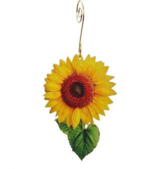 Vibrant Sunflower Ornament