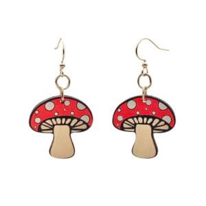 Mushroom Earrings