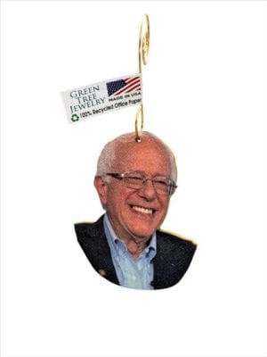 100% Recycled Paper Bernie Sanders Ornament