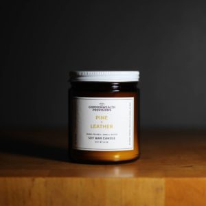 Commonwealth Provisions - Soy Candle - Pine + Leather