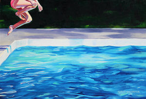 Cannonball Oil on Board ©Kat O'Connor, 2014