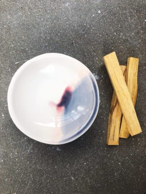 Ceramic Ritual Dish in Sunset
