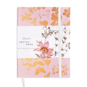 Feaux Leather Copper Sketchbook- Pink Shine