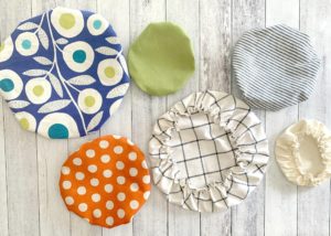 Reusable Fabric Bowl Covers- set of three