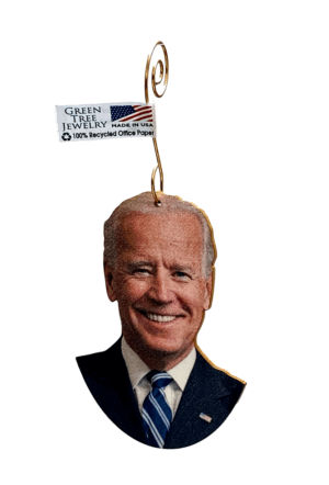 100% Recycled Paper Joe Biden Ornament