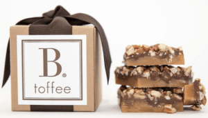 Handcrafted Toffee Candy from B. Toffee - Dark Chocolate