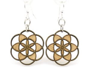 Seed of Life Blossoms Earrings