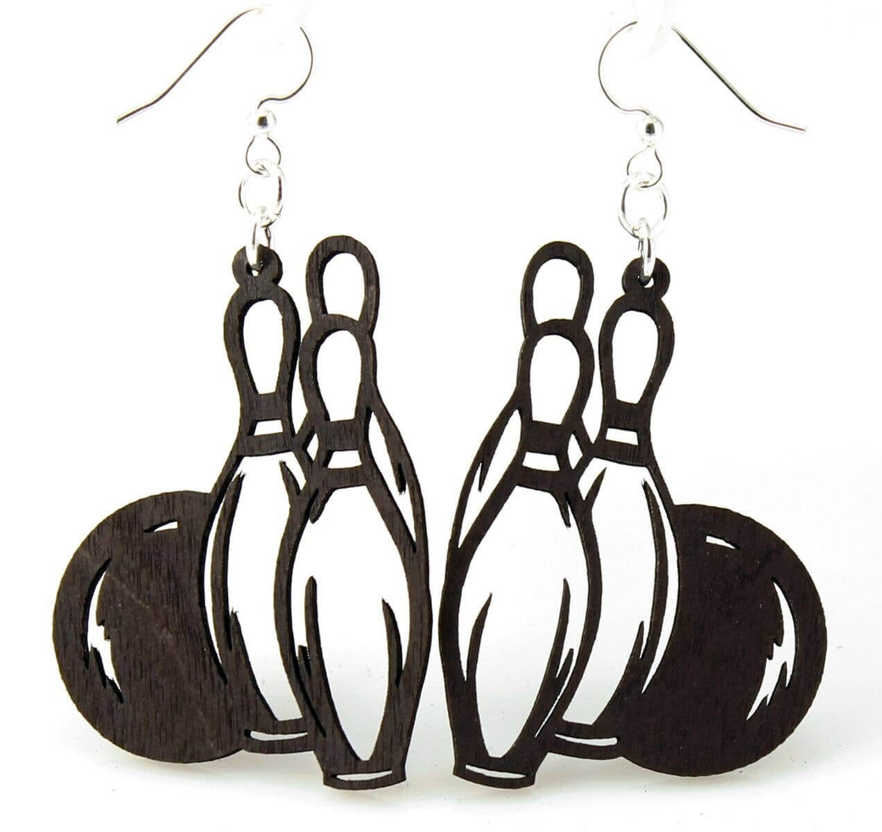 Bowling Ball and Pin Earrings Flora the Shop