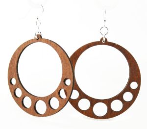 Hanging Circle Earrings
