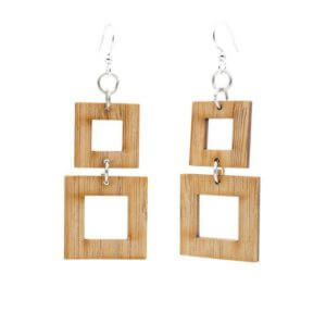 Squared Bamboo Earrings