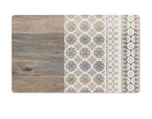 Pet Placemat Mororccan Wood pattern 11.5" x 19"