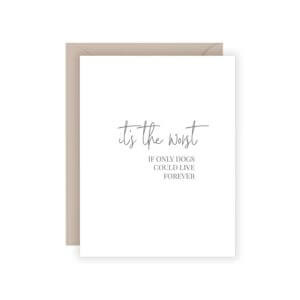 Carina Paper Co. - It's the Worst Dog Card