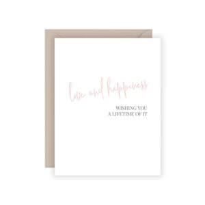 Carina Paper Co. - Love and Happiness Card