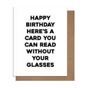 Glasses Greeting Card