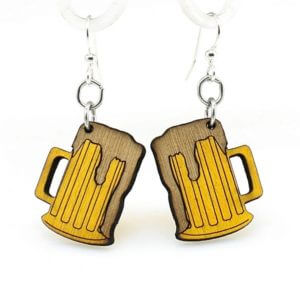 Beer Mug Earrings