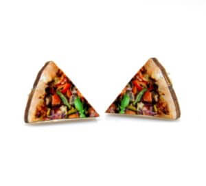 Pizza Stud Earrings