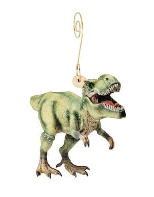 100% Recycled Paper T-Rex Ornament