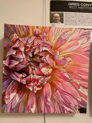 Pink Flower Canvas Print - Greg Conyers