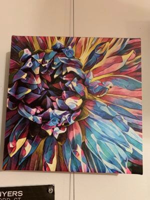 Blue Flower Canvas Print - Greg Conyers
