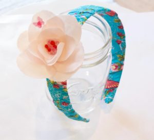 Pink Rose Headband