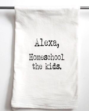 Aspen Lane - Alexa Homeschool The Kids | Gift Towel