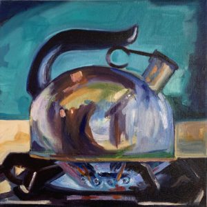 "This Kettle's On Fire" - Bridget Bresnahan SOLD