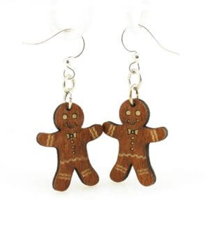 Gingerbread Man Earrings