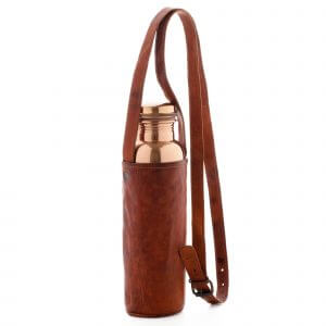 Tamra Copper LA - Tamra Leather Bottle Carrier