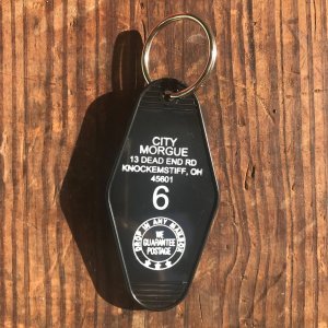 The 3 Sisters Design Co. - Motel Key Fob - City Morgue