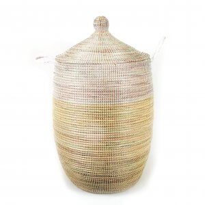 MBARE Ltd - Senegalese Hamper - Two Tone Natural and White