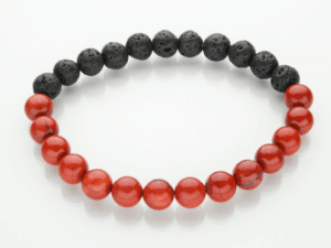 Drishti Handmade - Men's Mala Bracelet | Lava Rock Wrist Diffuser