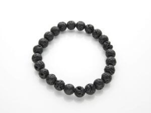 Drishti Handmade - Men's Mala Bracelet | Lava Rock Wrist Diffuser