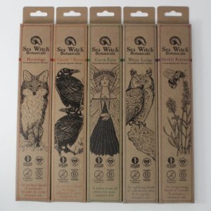 Sea Witch Botanicals - Hermitage Incense Sticks - 25 Sticks in Paper Box - Zero Waste