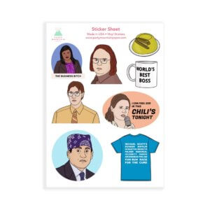 Party Mountain Paper co. - Office Sticker Pack