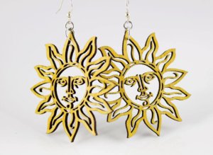 Green Tree Jewelry - Sun Earrings