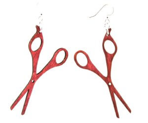 Green Tree Jewelry - Hair Stylist Scissor Earrings