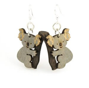 Green Tree Jewelry - Koala Earrings