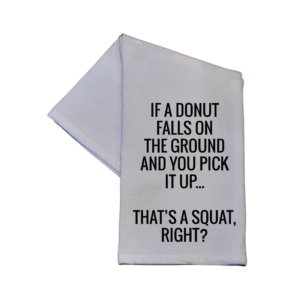 Driftless Studios - That's A Squat Right? 16x24 Tea Towels
