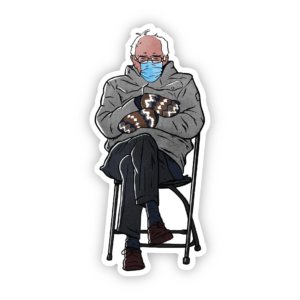 Big Moods - Bernie Sanders Chair Sticker