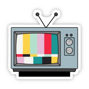 Big Moods - Retro TV Sticker