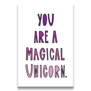 Near Modern Disaster - Magical Unicorn - fridge magnet