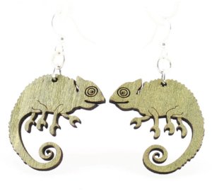 Green Tree Jewelry - Chameleon Earrings