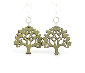 Green Tree Jewelry - Oak Tree Earrings