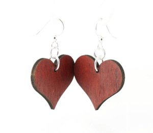 Green Tree Jewelry - Small Solid Heart Earrings