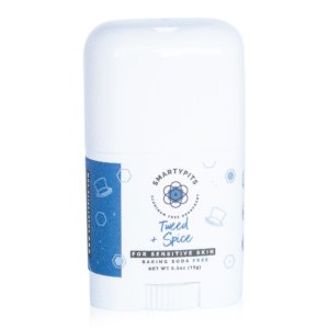 SmartyPits - Mini | Tweed + Spice | Sensitive Formula | Baking Soda Free