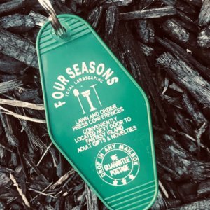 The 3 Sisters Design Co. - Motel Key Fob - Four Seasons Total Landscaping
