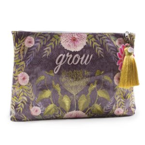 PAPAYA - Large Tassel Pouch - Grow